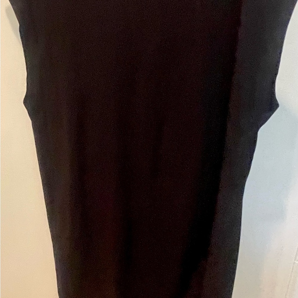 H and M black muscle tank dress